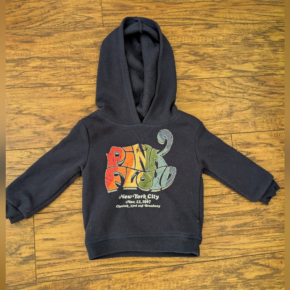 💥3/$24 Pink Floyd Kids Black Hoodie with Colorful‎ Graphic